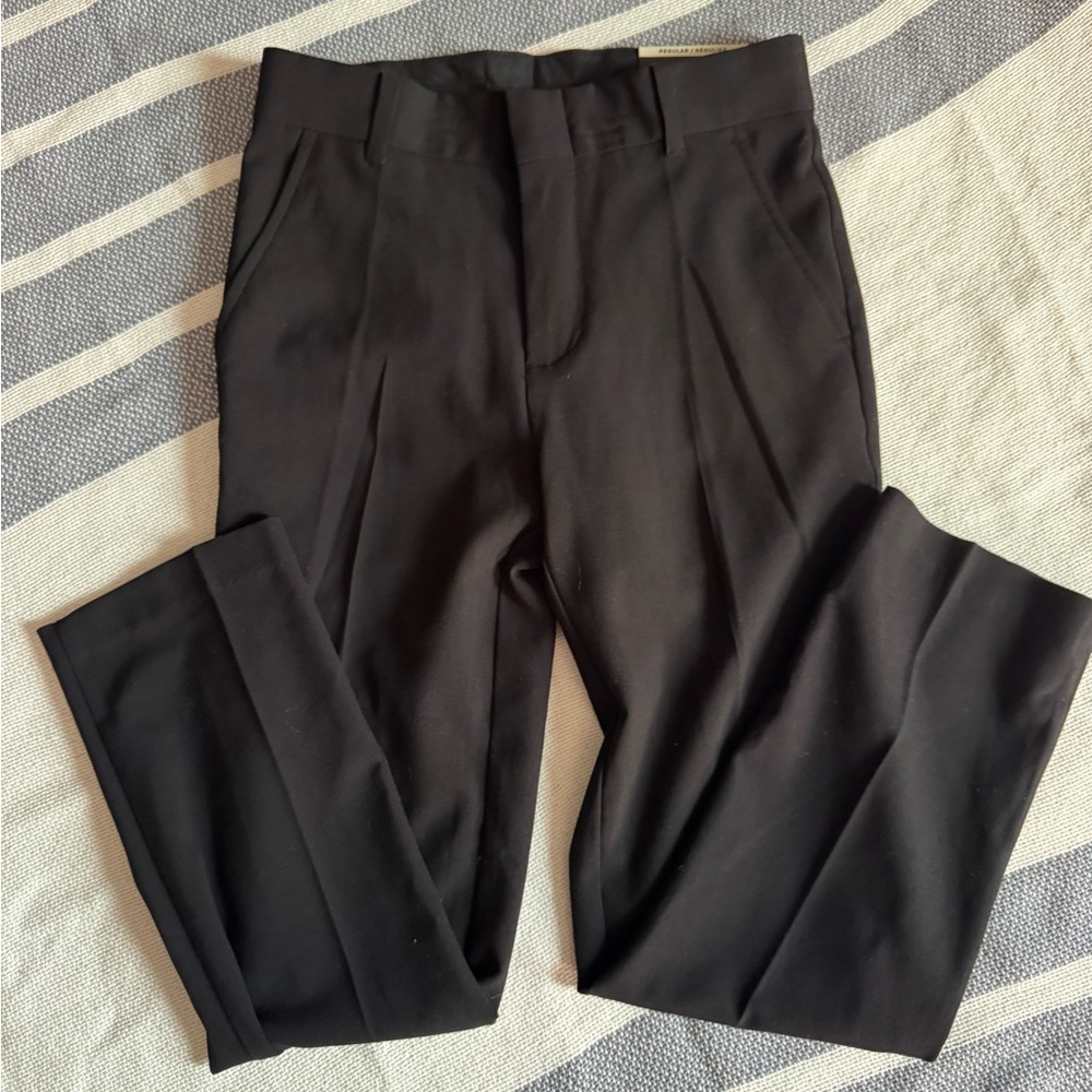 Kids Van Heusen Flex Black Pants